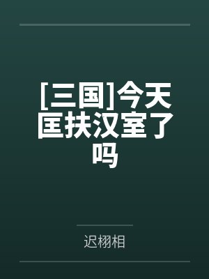 [三国]今天匡扶汉室了吗封面
