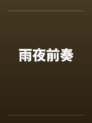 雨夜前奏封面