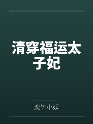清穿福运太子妃封面