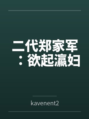 二代郑家军：欲起瀛妇封面