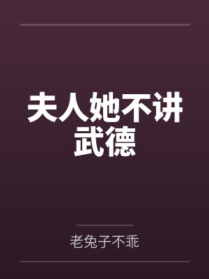 夫人她不讲武德封面