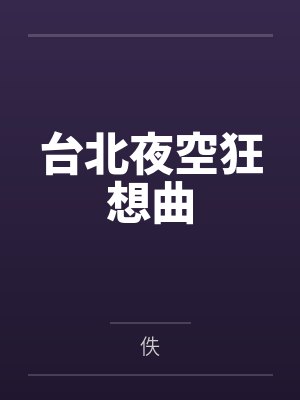 陈昀杰宋米奇台北夜空狂想曲封面